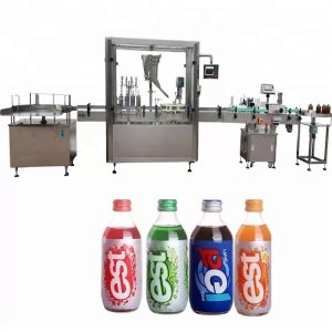 Touch Screen Chai Filling Capping Machine