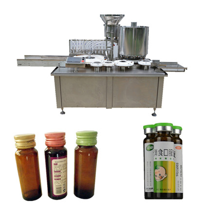 Monoblock Fill Line Automatic E-Juice fill 30ml Glass drop chai e-liquid filling caping machine